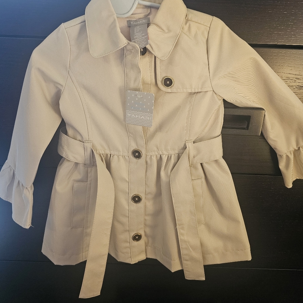 Tahari toddler trench jacket
